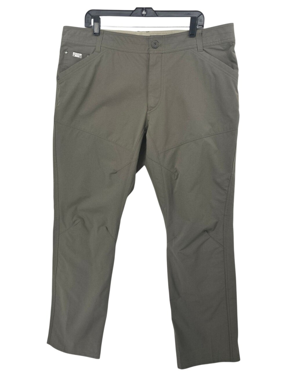 KÜHL Silencr Pants 40x32 Ripstop Stretch Hiking Travel Outdoor Olive Gray